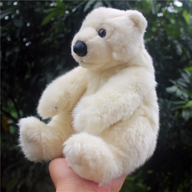 Kawaii Polar Bear Plush Toy Doll Girl Doll Animals Bear Dolls White Bear Hug Pillow Children Birthday Gift 21cm