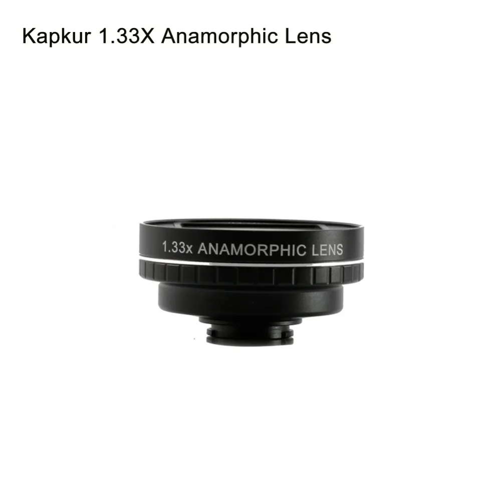 Kapkur phone lens ,1.33X Anamorphic Movie Lens for iPhone series with Kapkur customized Phone Case