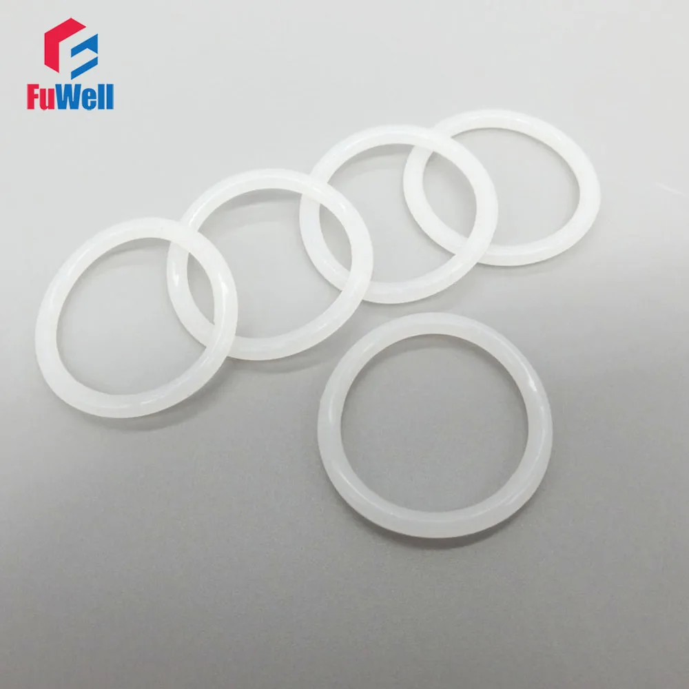 

O-ring Seals White Silicon 3mm Thickness 100/105/110/115/120/125/130/135/140/145/150mm OD Rubber Oring Gasket Washer