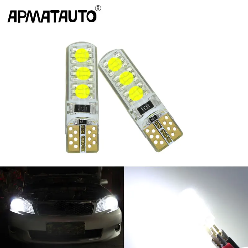 2pcs T10 W5W LED Clearance Light Marker Lamp Bulb Canbus white 6000k For Opel Astra h j g Corsa Zafira Insignia Vectra b c d