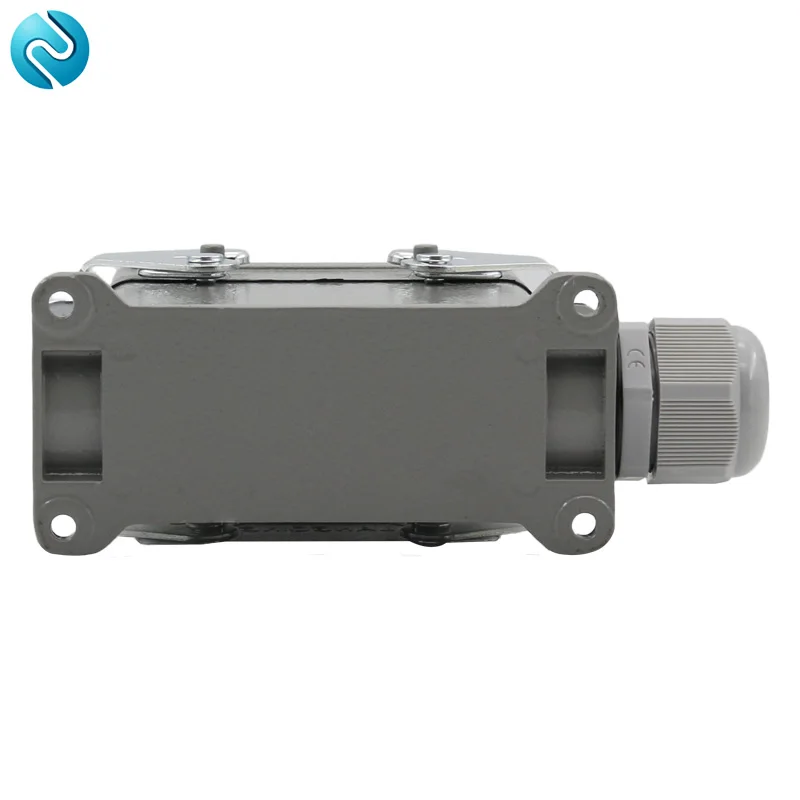 Heavy Duty Connector HDC-HE-016 High Base 16 Core Pins  waterproof Sand Proof Aviation Industry Plug Socket 500V 16A