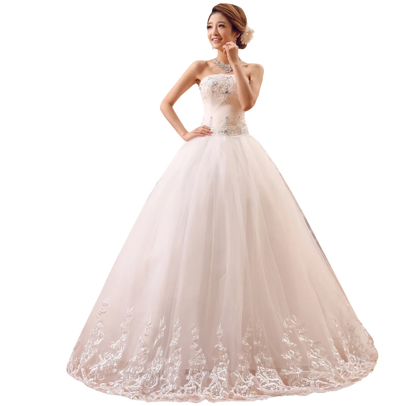 

Wedding Dress Ball Gowns Lace Up Bride New Luxury Wedding Dresses Princess Dresses Plus Size