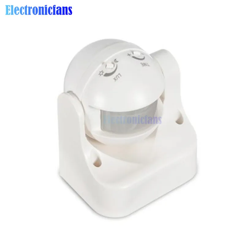 PIR Infrared Motion Sensor Detector Movement Switch Max 12m 50Hz 3-2000LUX 220-240V AC 50Hz 180 Degree Outdoor IP44 Security