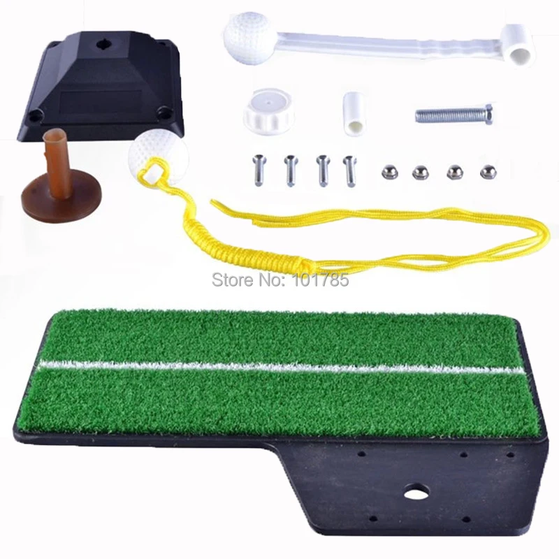 

2020 new Trainers Golf Practice device durable Indoor Golf Swing mat Mini Outdoor Protable Golf swing trainer mat