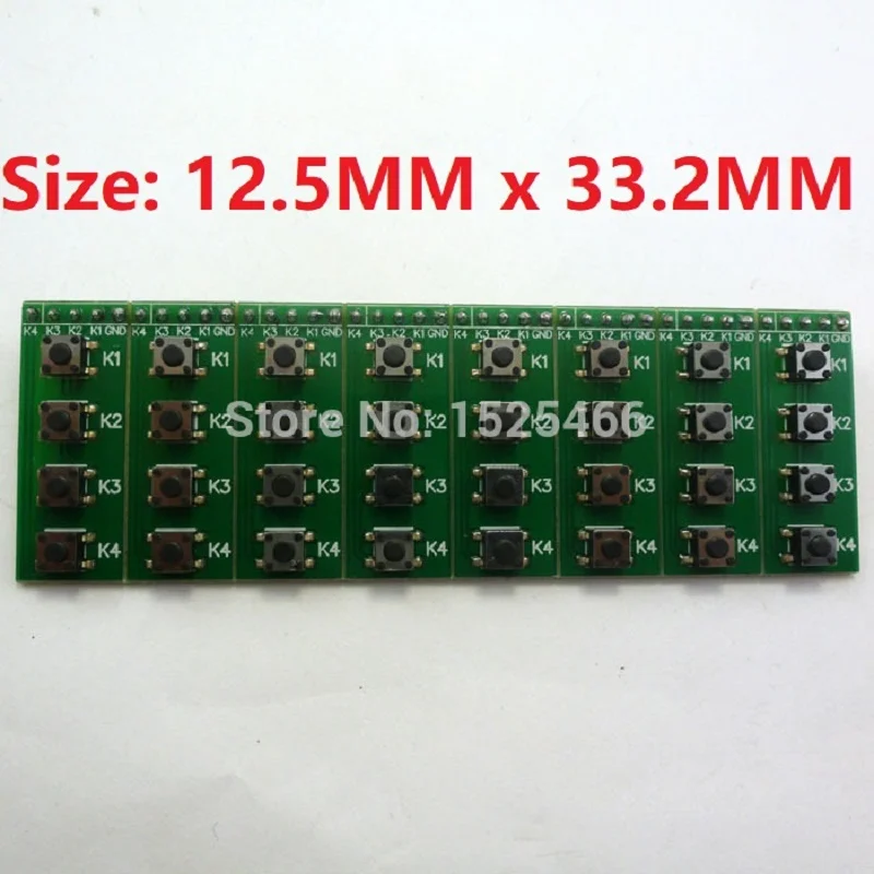 TB371*32 32pcs Push Button Switch 4 Keyboard Module key Board Button for DUE Breadboard Leonardo ZERO Tre Micro banana pi Zigbee