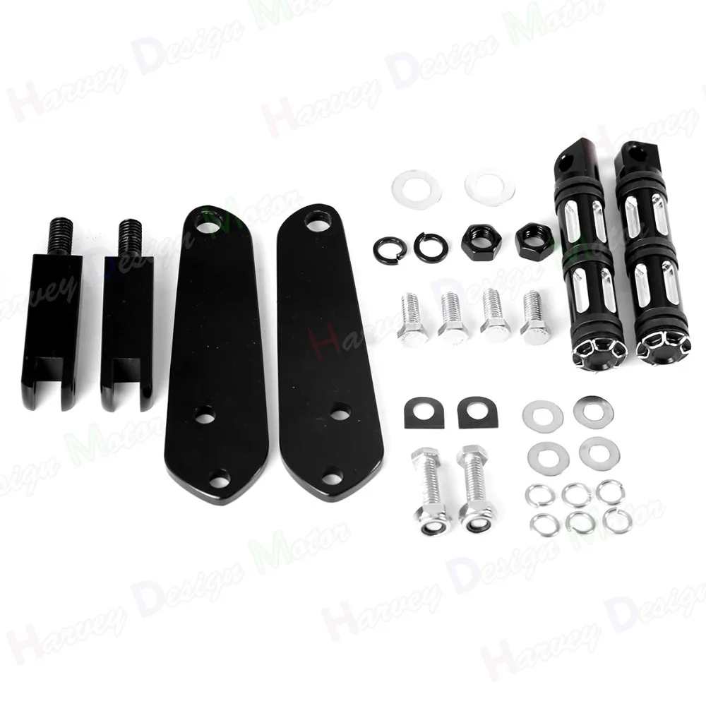 

Highway Edge Cut Footpeg With Mount Kit For Harley Dyna FXDC FXD FXDL FXDB 1991-2016