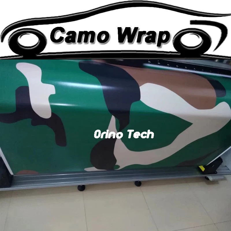 Jumbo Military Green Camouflage Vinyl Decal Wrap Jumbo Army Green Camo Vinyl Film Sheet Bubble Free 1.52*5/10/15/20/25/30 Meters