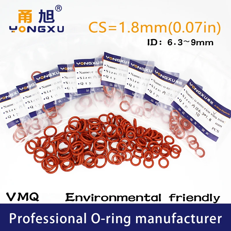 10Pcs/Lot Red Silic…