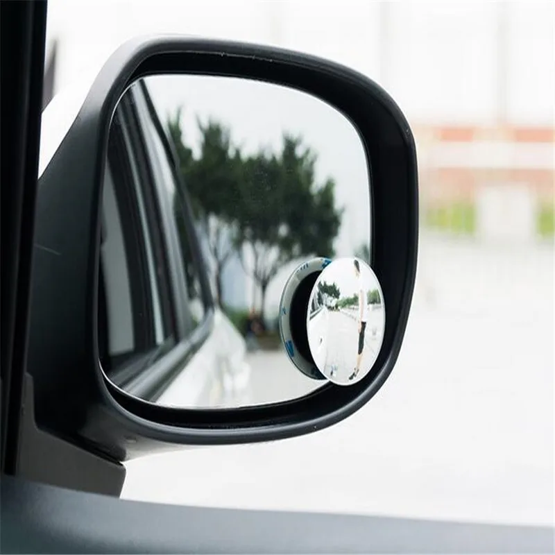 

Car Style 360 Degree Wide Angle Round Blind Spot Mirror Stickers for Parking Rear View Rain Shade Sticker 100pcs = 50 pairs