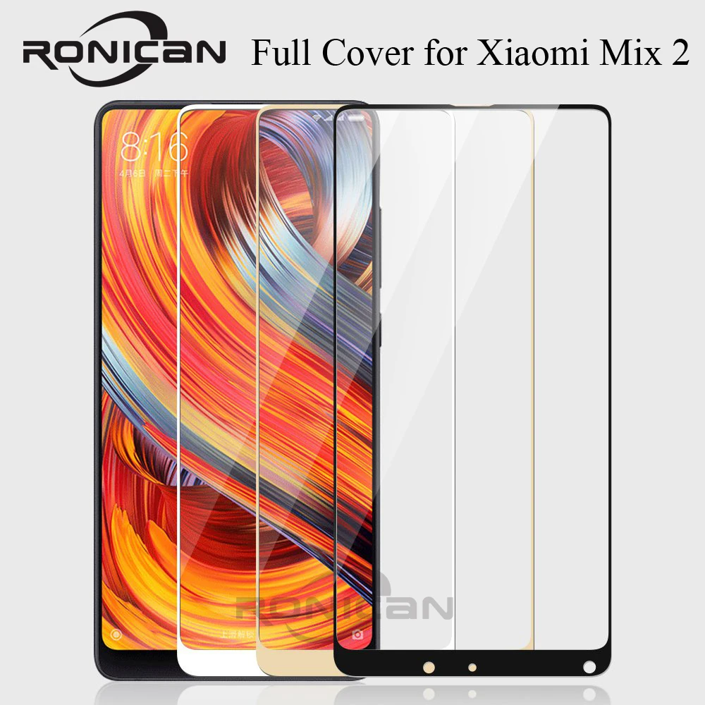 For Xiaomi Mi Mix 2 Glass Full Cover Tempered Glass For Xiaomi Mix 2S 5.99\