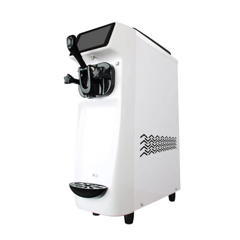 

Commercial Mini Soft Ice Cream Machine Single Flavor Super Silence Small Desktop Gelato Maker