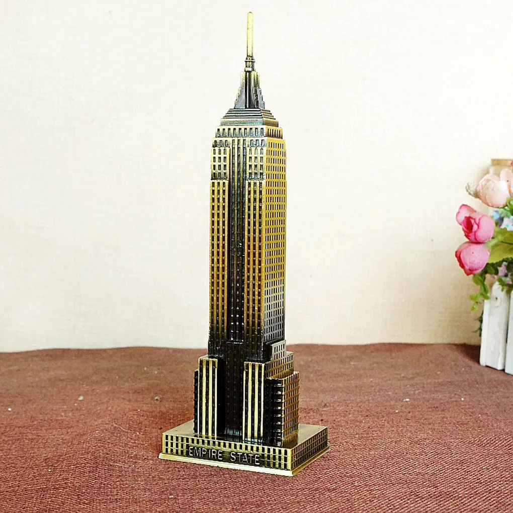 The World Famous Landmark Metal Model Of The Empire State Building Model