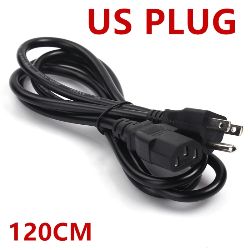 Durable 3-Prong 1,2 m EU US AU UK 4Standards AC Netzteil Adapter Kabel Kabel Blei Lade linie Drähte Für PC Laptop – Detail 1