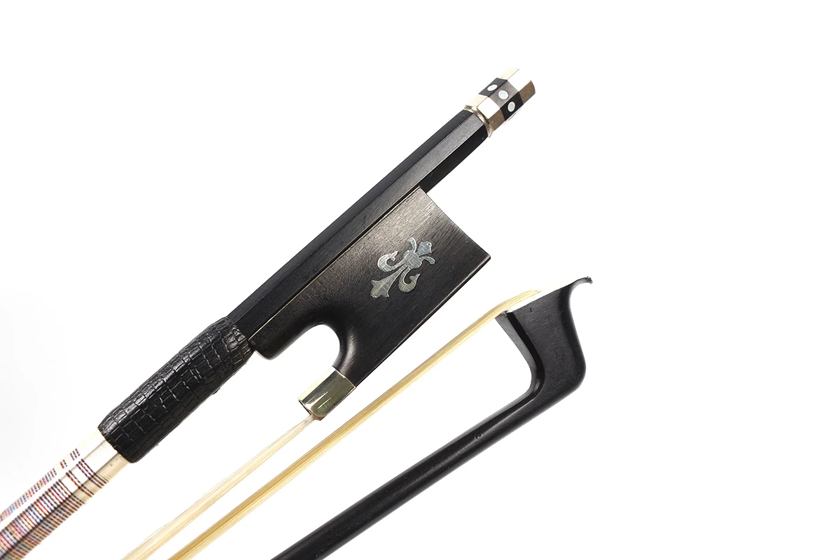 

Yinfente Violin bow 4/4 Black Carbon Fiber violin Ebony Accessories Great Balanced