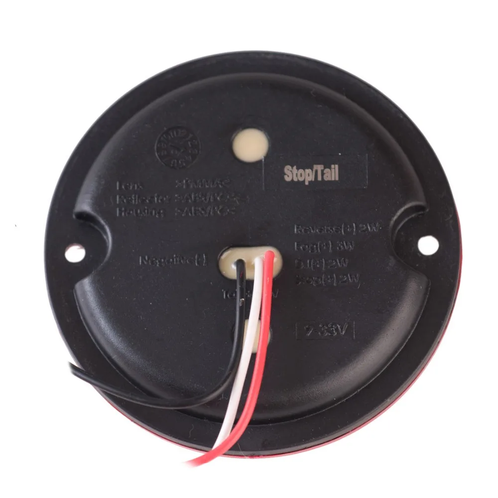 12V/24V Round 95mm LED Trailer Truck Fog Lamps Reversing lamp Tail stop Light Turn Car Rear Led Lights Road Safety Fog Lamp ECE