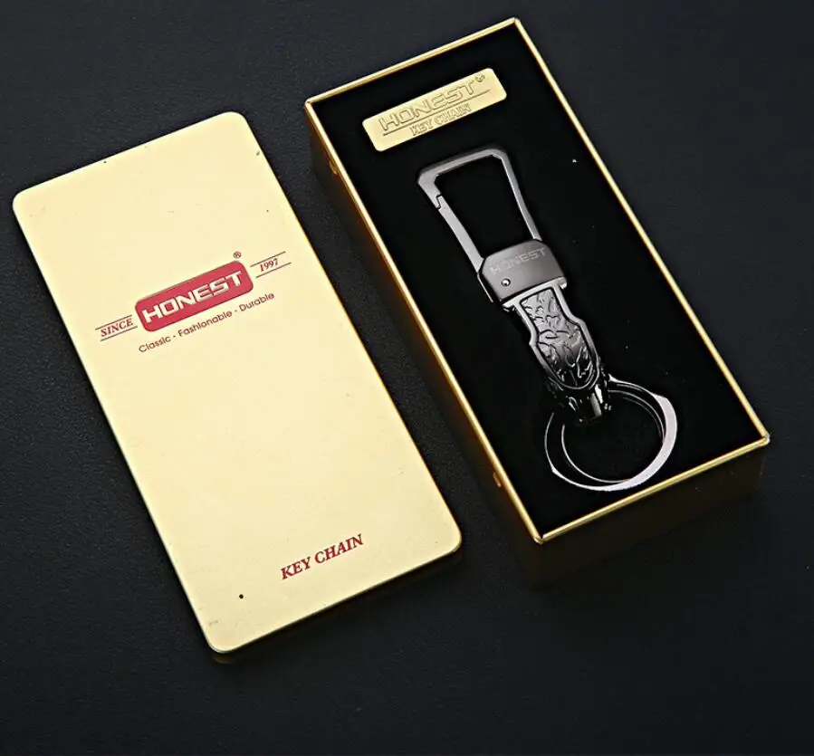 New Men Key chain Business Gift Car Key Ring Holder Jewelry Key Chain High Quality Fashion Bag Pendant Ring Jewelry K1565