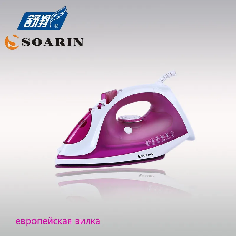 SOARIN-전기 스팀 다리미, 세라믹 옷 다리미, 조절 가능한 납땜 인두, 스티머, 기계식 타이머, 컨트롤 다리미, 스팀 Ferro 