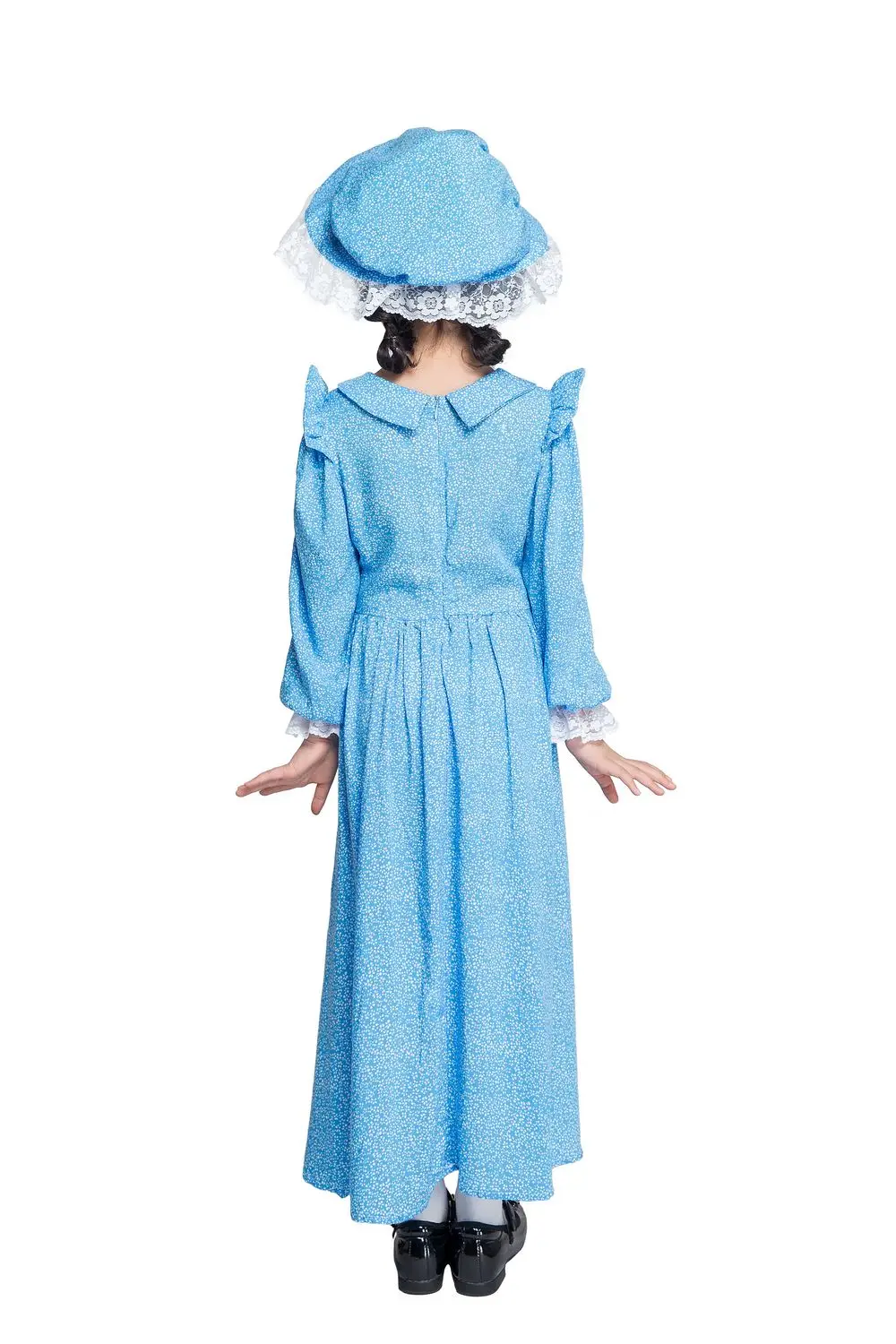 Robe de demoiselle d'honneur + tablier + chapeau pour enfants, Costume fantaisie Alice au pays des merveilles, fête de carnaval, Halloween, nouvelle collection XS-XL