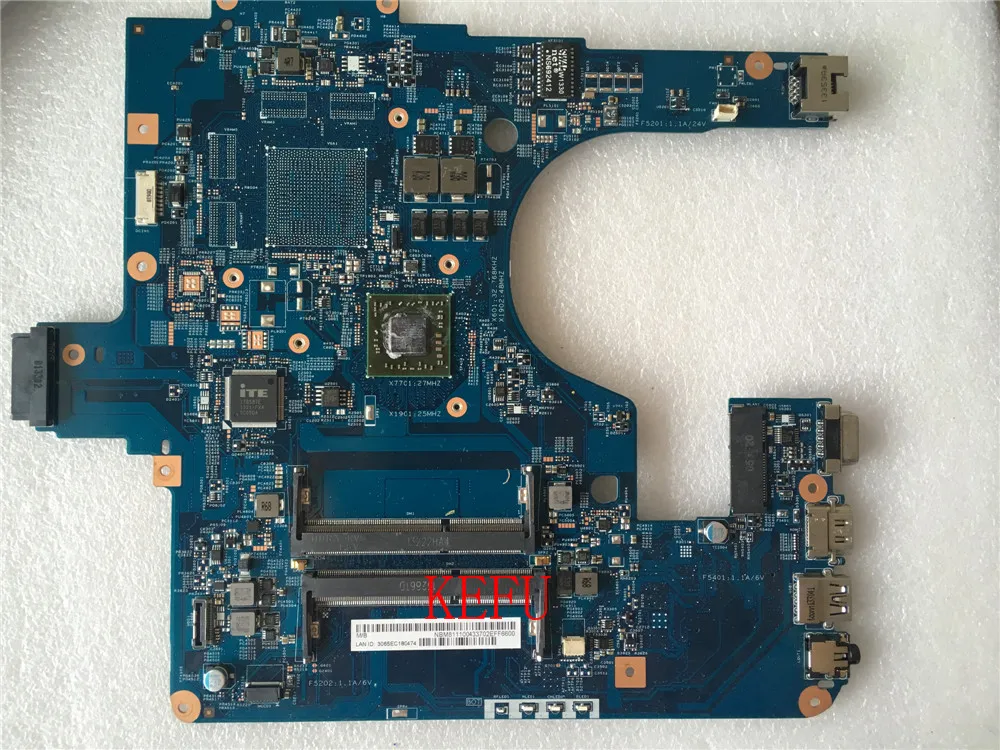 

KEFU For Acer aspire NE522 E1-522 Laptop Motherboard EG50-KB MB 48.4ZK14.03M EM2500 CPU DDR3 mainboard NBM8111004