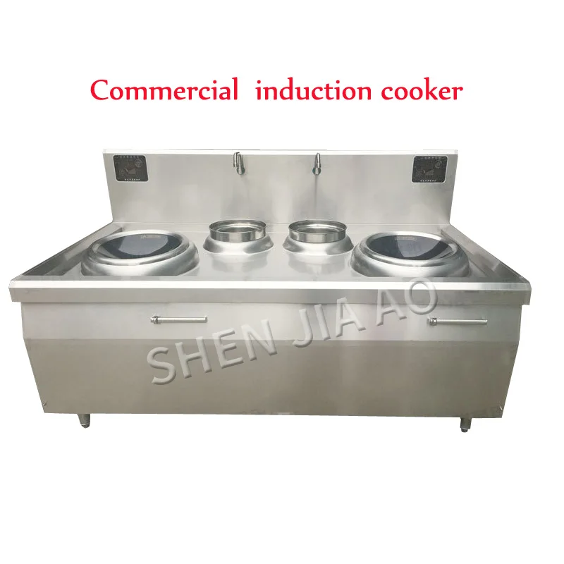 Commercial Food Frying Stove Machine Kitchen induction cooker Double-temperature Electromagnetic Frying Stove 380V 1PC