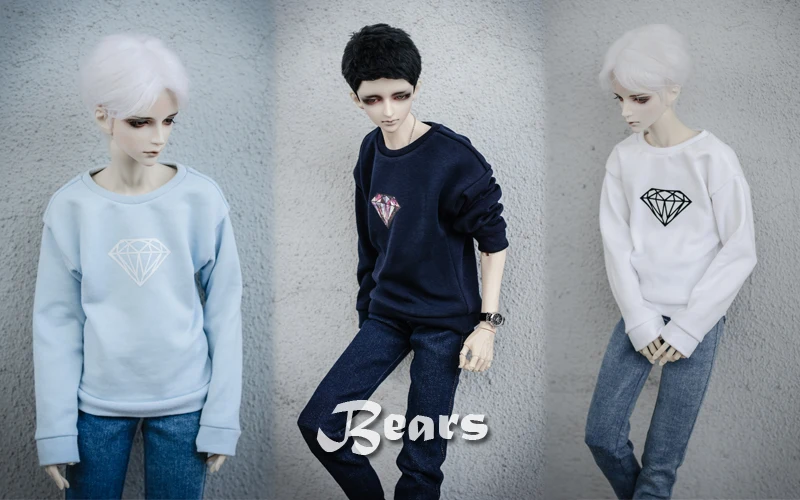 

1/4 1/3 scale BJD clothes accessories T-shirt for BJD/SD SD17 SSDF Uncle doll.Not included doll,shoes,wig,and other D2653