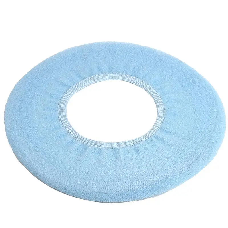 Warm Soft Washable Toilet Seat Cover Mat Set Bathroom Warmer Cloth Comfortable Toilet Mat