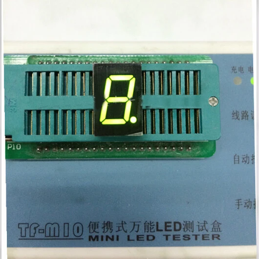 

Free Ship 100pc Common cathode 0.5inch digital tube 1 bit digital tube display Green digital led tube Factory direct