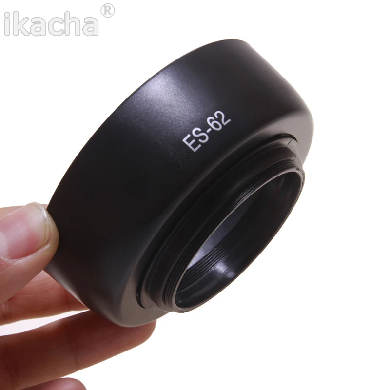 ES-62 عدسة هود لكانون EOS EF 50 مللي متر f/1.8 II ES62 عدسة عدسة الكاميرا هود كاميرا الملحقات
