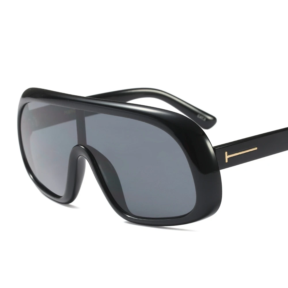 Fashion European American trend whole reflective sunglasses super large frame windproof and sand proof sun glasses OEM