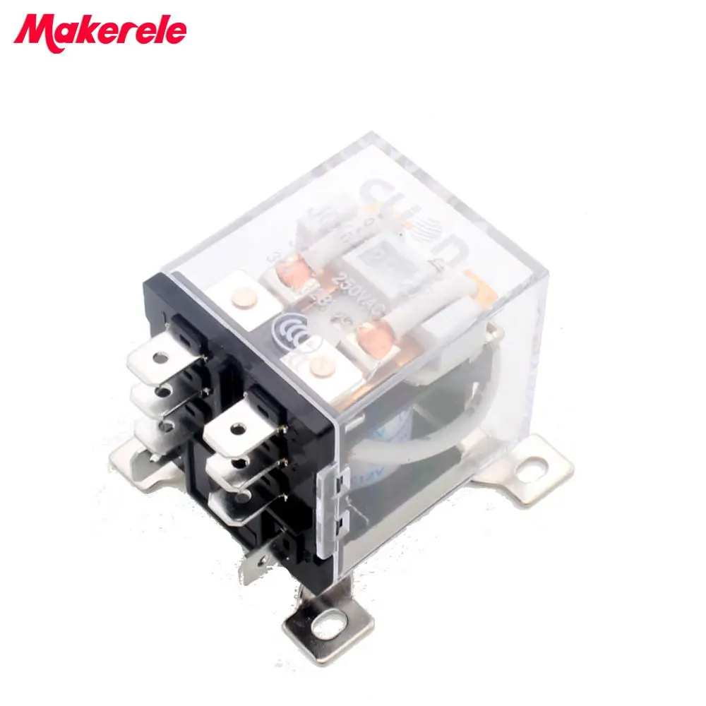 Miễn phí vận chuyển Mục Đích Chung Power Relay 8 Pin JQX-12F 2Z DC 12 V 30A DPDT