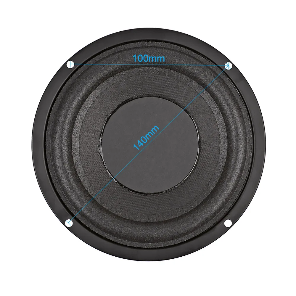 AIYIMA 1Pcs 5.25 Inch 100W Subwoofer Speaker 4 8 Ohm Audio Speaker Super Bass HIFI Loudspeaker For 5.1 Subwoofer 66Hz-3.2KHz