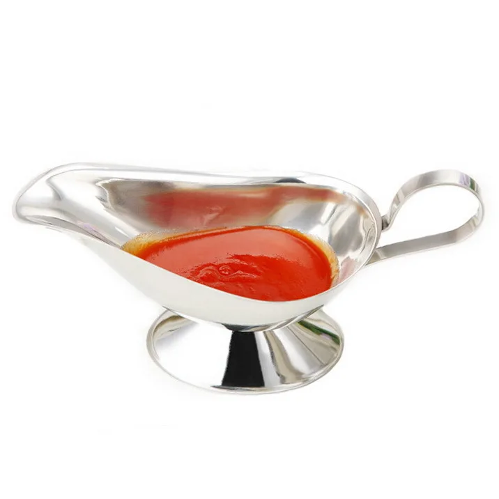 Steak sauce boat juice cup stainless steel Lamp western style juice taste sauce boat 80ML 150ML 240ML