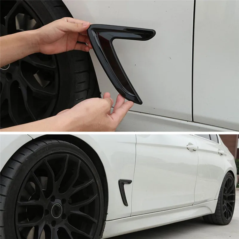 

Front Door Side Wing Air Vent Outlet Cover Trim Sticker Fit for BMW 3 Series F30 F35 2013-2017 Car Exterior Decoration Styling