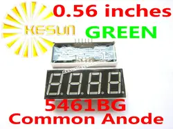 10PCSx 0.56 inches Green Red Blue Jade Green White 4 Digital Tube 5461BG 5461AG 5461BS 5461AS 5461BGG LED Display Module