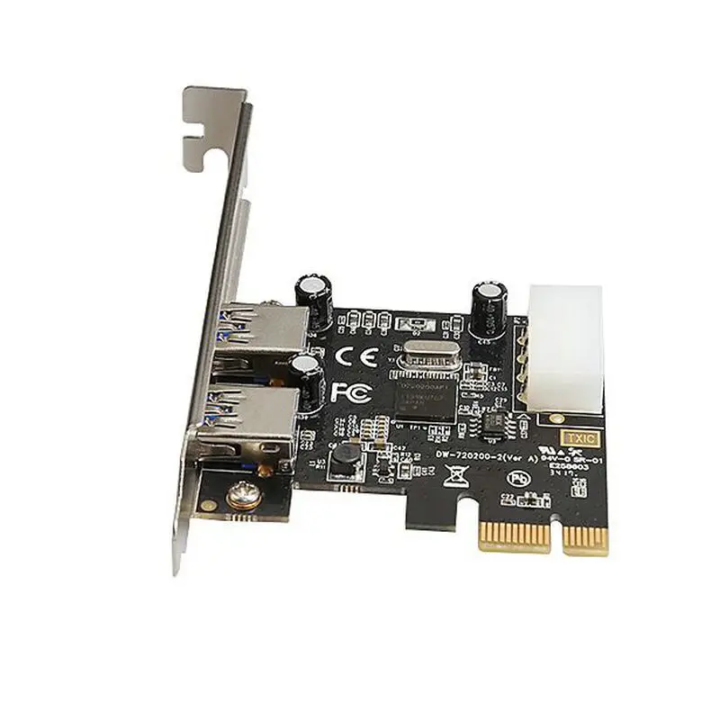 Adaptador de placa riser, 4 portas usb para pci-e pci express controller, adaptador pcie, para pc desktop