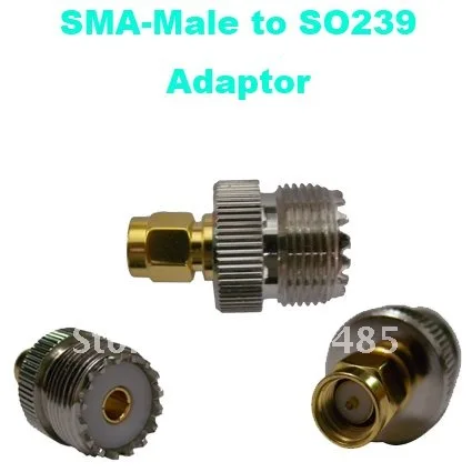 

SMA-Male TO SO239 UHF-Female Adaptor for Handheld Two way Radios