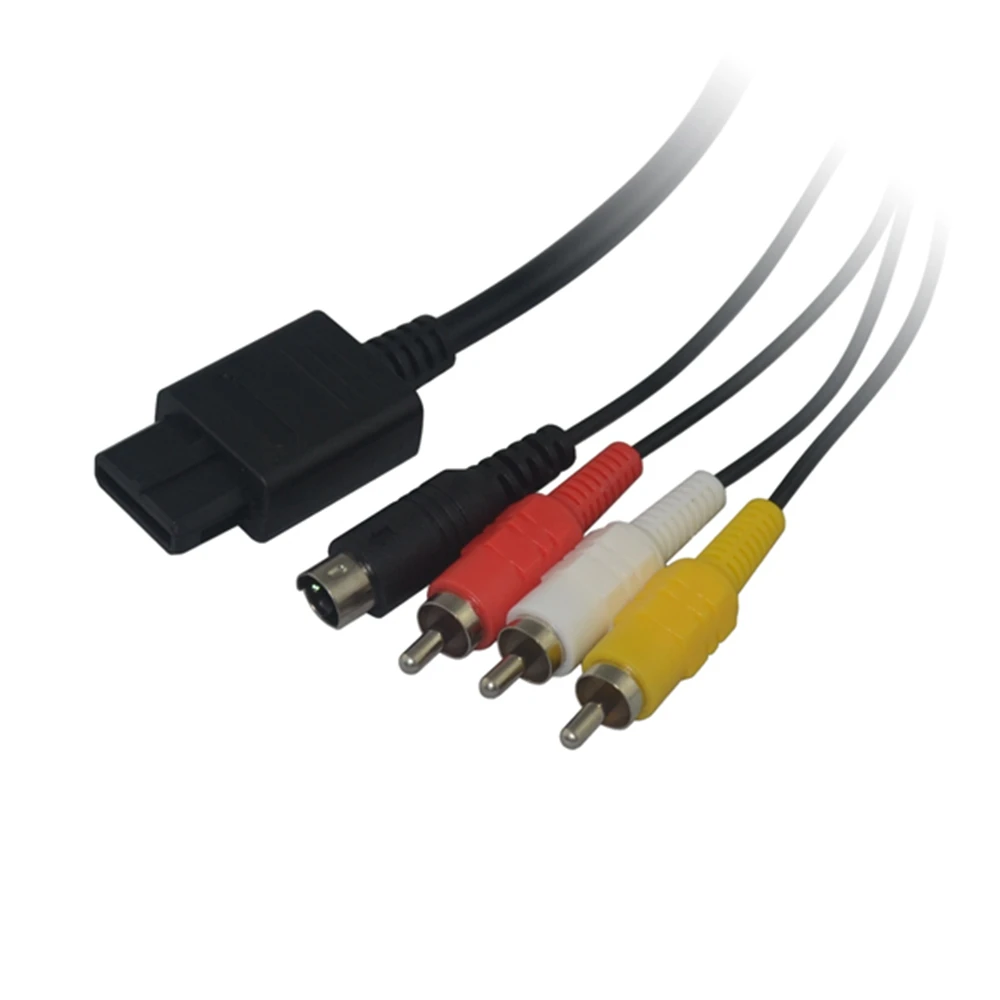 Cable AV Super para Gamecube, para N GC, para SNES, para N64, 1,8 M