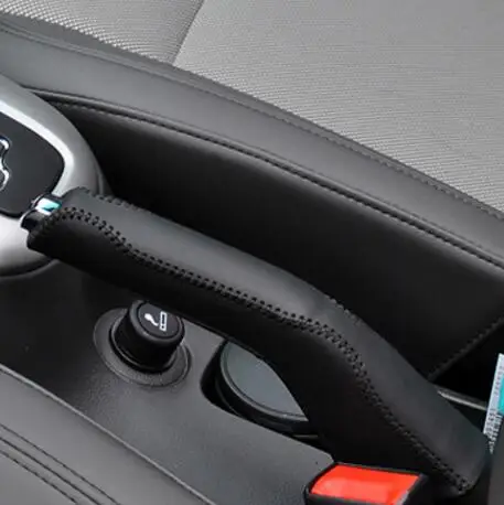 Car styling Genuine Leather Handbrake Cover for Chevrolet Cruze Malibu Captiva Matiz Orlando Spark TRAX Aveo Sonic Lova Sail