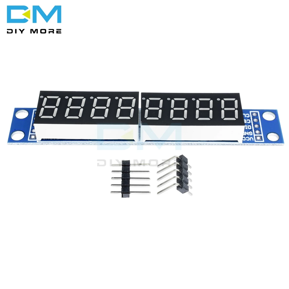 MAX7219 7 Segment Led Dot Matrix 8 Digit Digitale Tube Display Control Module Voor Arduino 3.3V 5V Microcontroller seriële Driver