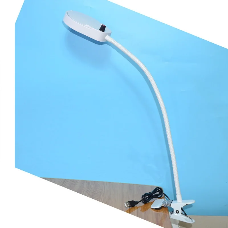LED 3X/10X Magnifier Table Light Dimmable Brightness New Adjustable Flexible Portable Desk Lamp for Printing Reading