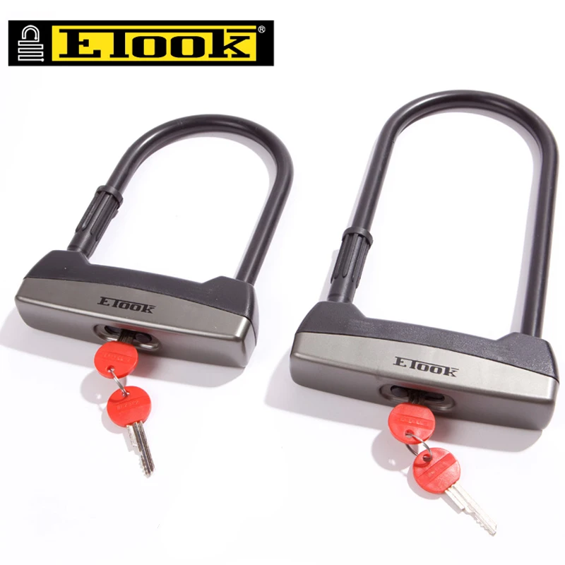 

Portable Bicycle U Lock Alloy Steel MTB Road Bike Lock Anti-theft Super Strong Anti-Damage Motorcycle Lock Cycling Accessories