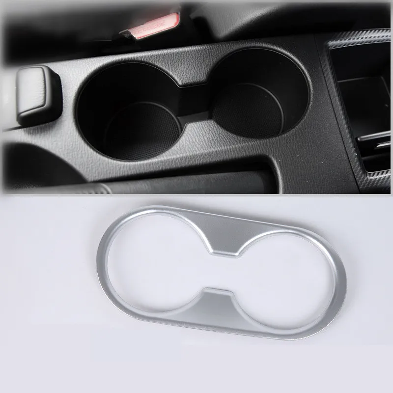 ABS Матовый Серебряный подстаканник украшение крышки для Mazda CX-3 CX3 2016 2017 хромированные аксессуары для интерьера накладки LHD