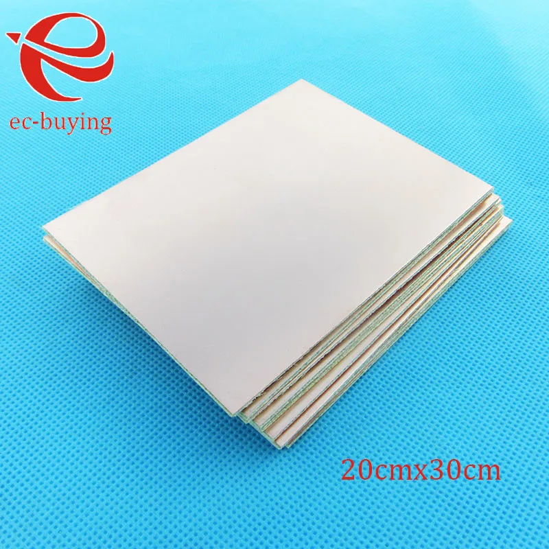 PF PCB Single Side Copper Clad Plate DIY PCB Kit Laminate Circuit Board 20x30cm 1.4mm Bakelite Universal Board Practice 20*30cm