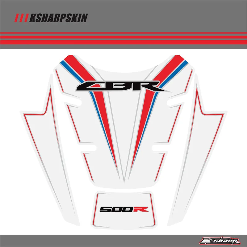 3D ADESIVI Sticker Decal Emblem Protection Tank Pad Cas Cap Fit FOR Honda CBR500R