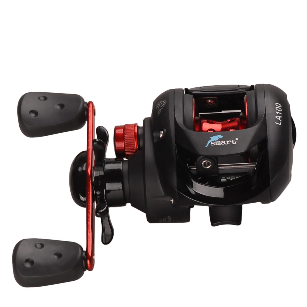 BASSKING Baitcasting Reel 6.2:1 6BB Lure Fishing Reel Round Coil Molinete Peche Carretilha Carretes De Pesca Casting Reel