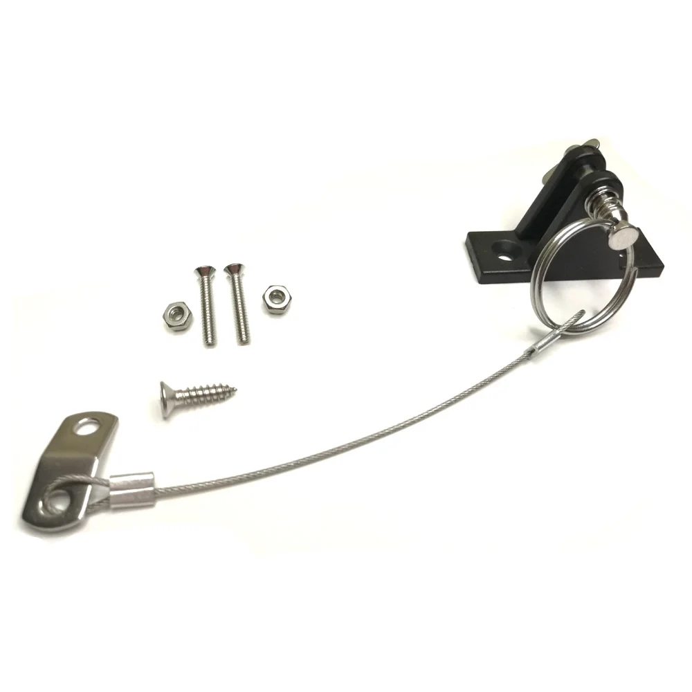 Trilho De Deslize De Caiaque Com Cordão De Pino Inoxidável Sistema De Liberação Rápida Dobradiça De Baralho De Nylon Barco Marinho Bimini Top