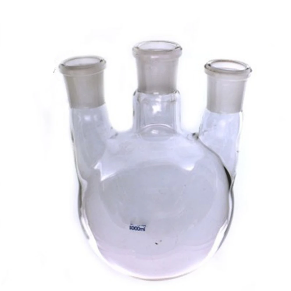 

1000ml,24/29*3,3-neck,Round bottom straight Glass flask,Lab Boiling Flasks,Three neck laboratory glassware