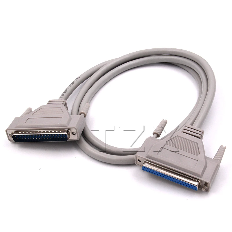 Hot Sale 1.5M New Arrival DB37 37Pin Male to Female M/M Serial Port Extend DATA Cable Cord Printer Cable