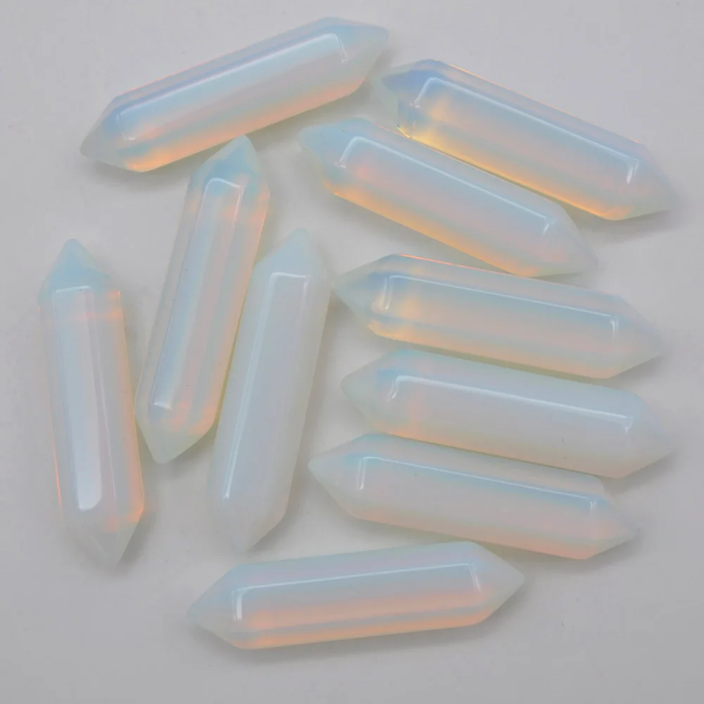 35x8MM Opal Cabochon CAB Crystal Pillar Jewelry For Woman Gift Pendant Making (10 pcs/lot) H201