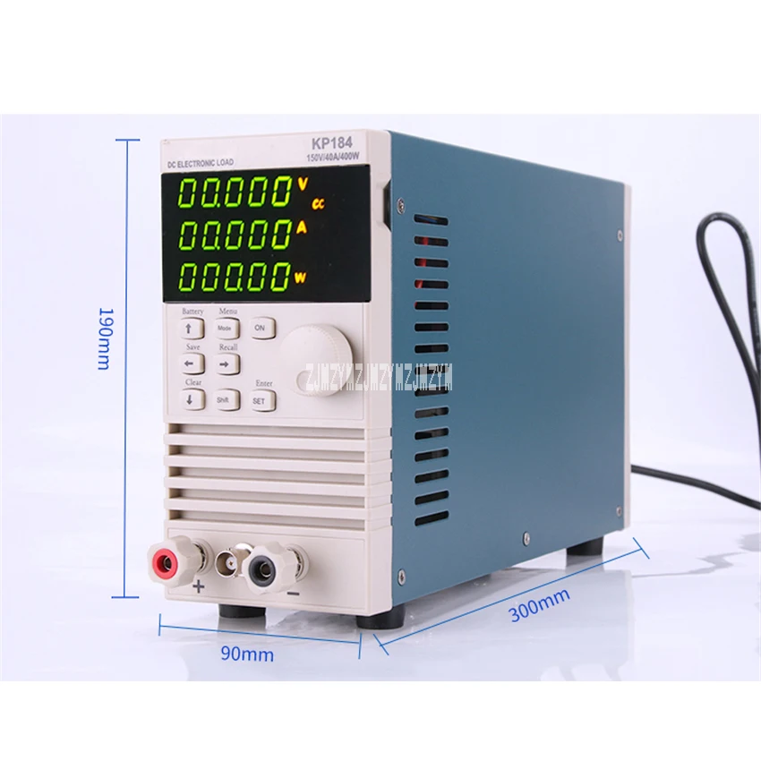 KP184 DC Electronic Load Battery Capacity Tester High-precision Battery Discharge Capacity Tester AC110V/220V RS485/232 150V 40A